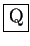 \fbox{Q}