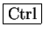 \fbox{Ctrl}
